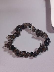 Pulsera Elástica De Piedras Preciosas De Cristal Hecha A Mano, Que Incluye 7 Cuentas De Chakra, Excelente Regalo Para El Día De San Valentín Y Navidad