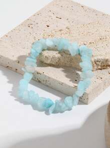 Pulsera Elástica De Piedras Preciosas De Cristal Hecha A Mano, Que Incluye 7 Cuentas De Chakra, Excelente Regalo Para El Día De San Valentín Y Navidad