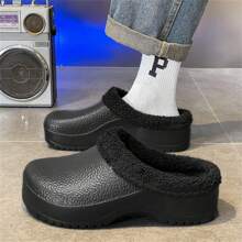 情侶廚師鞋,防滑,耐用,保暖,防水和簡約設計 - 黑色 - 查看 4