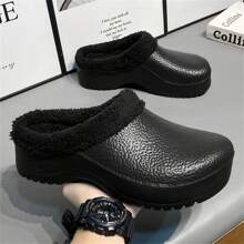 情侶廚師鞋,防滑,耐用,保暖,防水和簡約設計 - 黑色 - 查看 3