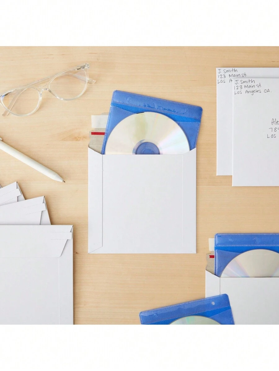 100 Pack 6x6 Rigid Mailers 450 GSM Thick And Sturdy Self Sealing