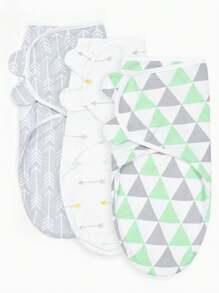 3 Piezas Arrullos Para Recién Nacidos Ajustables, Adecuados Para Uso Diario - Multicolor - Ver 1