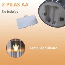 ANTSAY Weldmon 3件led大蠟燭,led茶燭,真實動態火焰,無煙,適用於派對、酒吧和家居裝飾(不含電池和遙控器) - 金色 - 查看 3