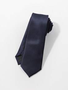 1入組男士時尚緻密編織商務和宴會領帶,皇家藍色 - 寶藍色 - 查看 1