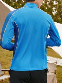 TECTOP Nam Tay áo dài Thể thao Áo Thoáng khí Và Sấy khô nhanh Trang phục thể thao Áo chui đầu Áo thun thể thao Đàn hồi Lực lượng Quần áo thể thao Thích hợp Đối với Phòng thể dục Khỏe mạnh  chạy Thể thao Mặc - Nhiều màu - Xem 3