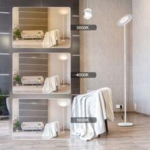 JOOFO Floor Lamp,30W/2400LM Sky LED Modern Torchiere 3 Color Temperatures Super Bright -Tall Standing Pole Light With Remote & Touch Control For Living Room,Bed Room,Office (Pearl White) - 白色 - 查看 4