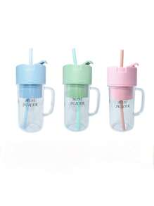 Portable Blender With Straw Easy To Carry Everywhere With Handle Random Colors - Multicolor - View 1