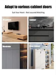 4入組霧面櫥櫃手柄霧面抽屜拉手現代手柄霧面旋鈕門櫥手柄現代化梳妝臺抽屜手柄旋鈕 - 金色 - 查看 4