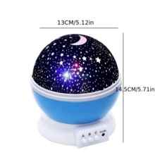 ZZPQVT Christmas Decor 1pc Colorful Starry Night Light With Dreamy Projection For Bedroom - Create Romantic And Comfortable Atmosphere, Star Projector, Galaxy Light Projector, Constellation Projector - Colorful Starry Night Light - View 8