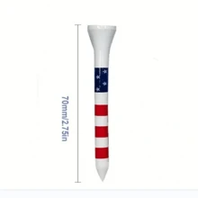 50pcs Professional Bamboo Golf Tee 70mm Golf Tool Bottom Design - 2.76in(7cm) - View 2