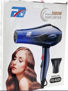 Secador de pelo de viaje difusor eléctrico de rotación golpe pelo secador de pelo estilo herramientas para salón de peluquería + boquilla