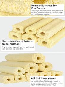 2pcs/pack Far Infrared Bacteria House Aquarium Filter Material Nitrifying Bacteria Column - Beige - View 4