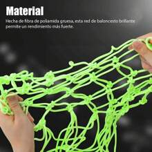 Red de Baloncesto Red de Canasta Nylon Se Adapta a Llantas de Baloncesto estándar para Interiores o Exteriores, tamaño estándar de la NCAA 12 bucles