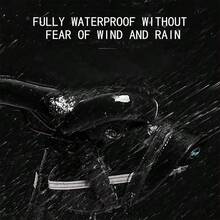 黑色自行車尾巴車袋 - 黑色 - 查看 4