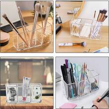Organizador de maquillaje,Organizador de acrilico,Organizador De Pincel Maquillaje,organizadoras de acrílico transparente para almacenamiento de pinceles cosméticos,Cosméticos,organizador labiales - transparente - Ver 6