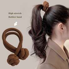 2023新款簡約高彈性髮繩耐用髮圈可愛優雅高馬尾髮帶