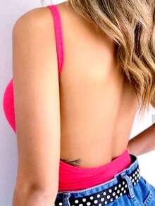 Women Bodysuits - 黑色 - 查看 4