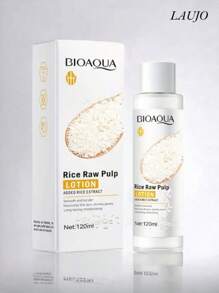 Toner o tónico facial de arroz bioaqua aclara y cierra los poros de la piel - Blanco - Ver 3