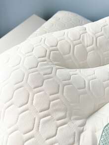 New Spa Massage Function Pillow Pillow Core 1pc - white+green - View 5