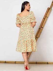 Women Dresses - Mustard Yellow - View 6
