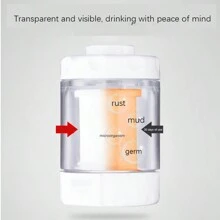 Faucet Tap Water Purifier, Easy-to-install Kitchen Bathroom Sink Faucet Water Filter, Home Direct Drinking Purifier For Safe And Clean Water, For Your Family's Health - Transparent - View 5