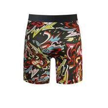 1pc Men's Breathable Ice Silk Printed Stretch Boxer Briefs - Multicolor - View 4