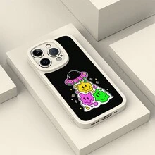 創意圖案皮革防震手機殼,適用於蘋果三星小米紅米 - 彩色 - 查看 3