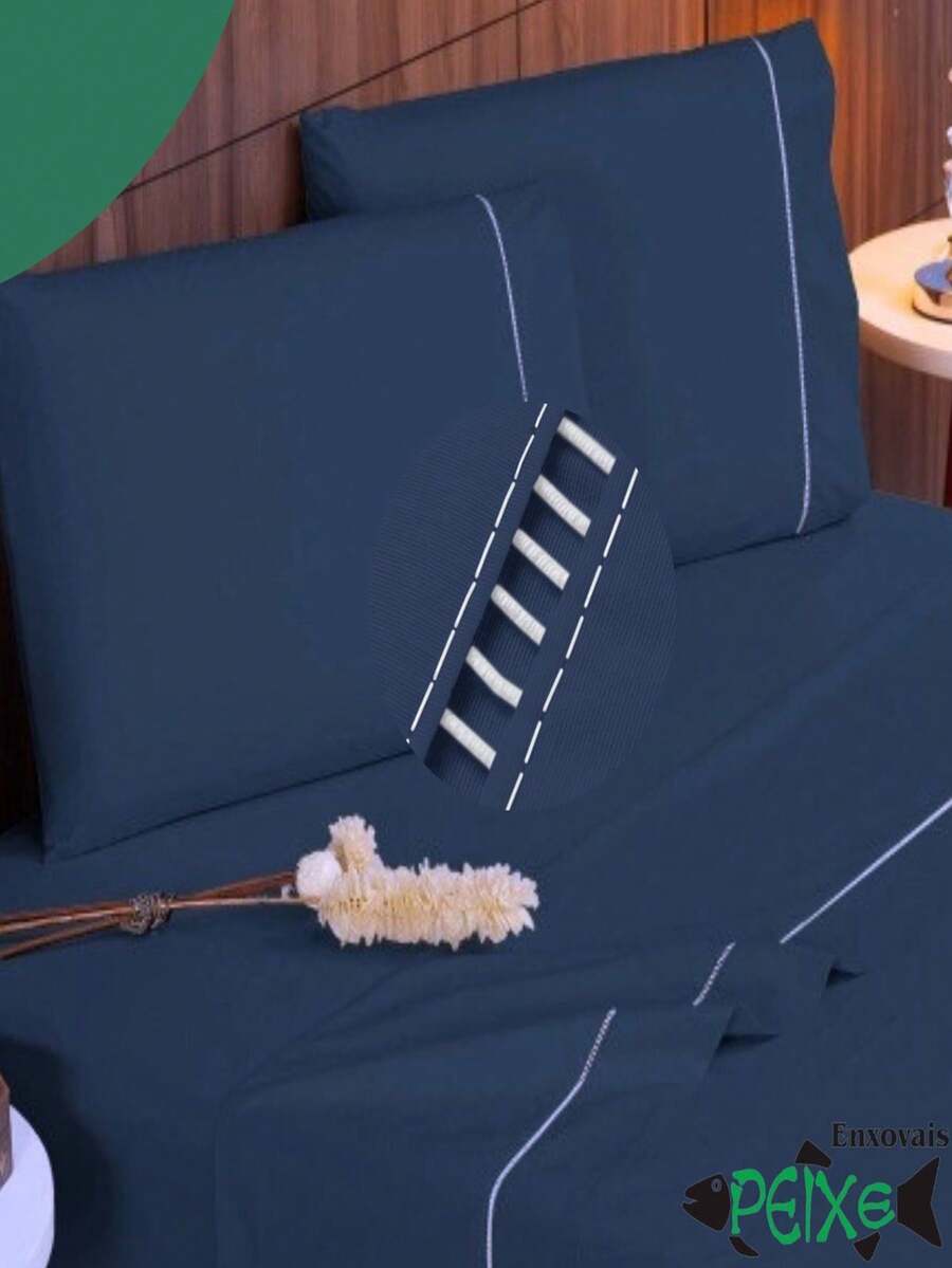 Sheet Sets with Pillowcases - 藍色 - 查看 1