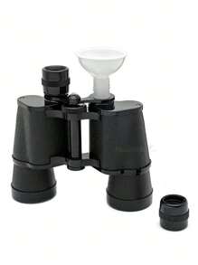 1pc 500ml Binocular Style Outdoor Sports Water Bottle, Portable Leak-Proof Hiking Water Flask With Funnel And Shoulder Strap, Creative Hidden Water Bottle Gift For Men - Black - View 1