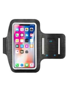Glamlily Insten Running Armband Cell Phone Holder for iPhone 13 Mini/12 Mini/SE (3rd 2nd Gen) up to 5.5") - 黑色 - 查看 1