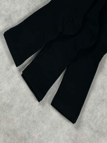 Calcetines Unisex Color Negro - Negro - Ver 3