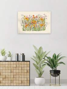 1pc Plant Tapestry, Flower Wall Hanging Decor - Green - View 8