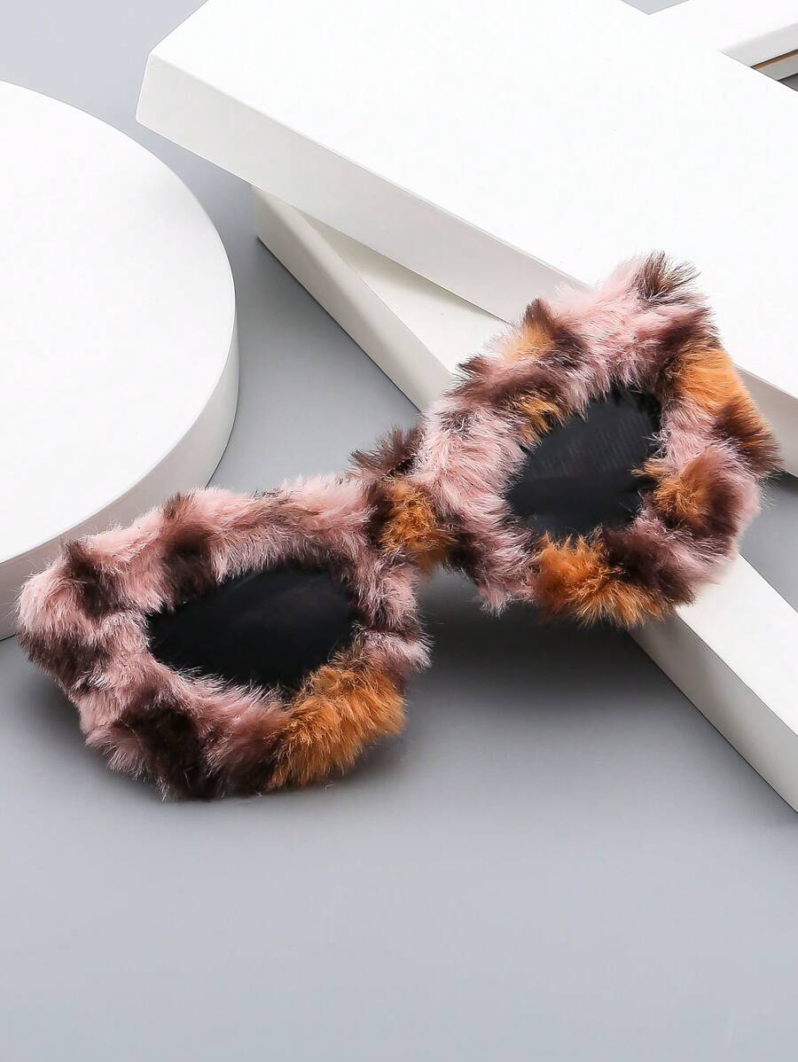 1 件女士猫眼时尚眼镜，欧美风格，时尚装饰眼镜适合日常佩戴和派对