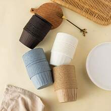 50pcs Muffin Cupcake Paper Liners With Oil-Proof PaperTray And Rolled Aluminum Edges - Beige - View 4