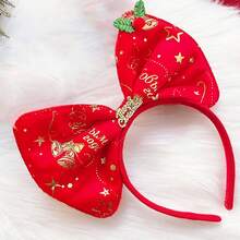 1 件，圣诞头饰，大蝴蝶结头带元素，发饰，节日圣诞配饰，节日头带，圣诞节，圣诞装饰，圣诞派对礼品，奇特的东西，头饰，日常派对用品，派对家居用品，派对礼物，圣诞礼物 - 彩色 - 查看 4