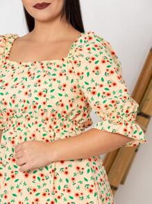 Women Dresses - Mustard Yellow - View 9