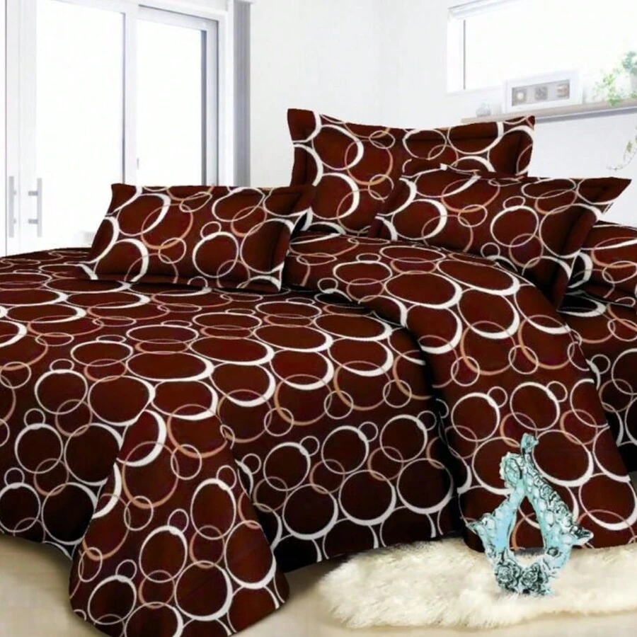 Cobertor aborregado matrimonial - Marrón Chocolate - Ver 1