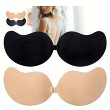 1 Paquete Sujetador Adhesivo Push Up sin espalda y sin tirantes, Sujetador Levantador Adhesivo Invisible