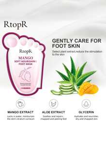 Mascarilla Exfoliante Para Pies: Ultimate Foot Care Solution - Natural, Moisturizing, and Soothing Exfoliante Para Pies - Transforms Dry, Cracked Feet into Soft, Smooth Beauties - Perfect Self-Pedicure at Home! - Rosa - Ver 7