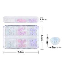 30pcs/box Resin Seashell & Aurora Shell Series Nail Art Accessories, Ocean Style Nail Art Decors Perfect For Your Diy Nail Art - Multicolor - View 7