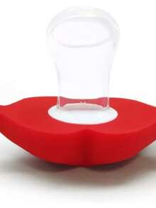 LIP-SHAPED BABY PACIFIER - Red - View 2