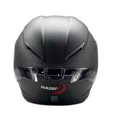 CASCO PARA MOTOCICLISTA MARCA RASEN, CERTIFICACIÓN DOT TALLAS M, L, XL, XXL - Negro - Ver 2