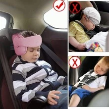 Protector De Cinturón Seguridad Y Almohada Para Niños Auto - Rosa - Ver 7
