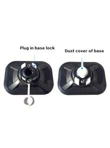 Fish Finder Sounder Mount Bracket Support 360 Degree Rotation Swivel Adjustable Inflatable Boat Kayak Device Rod Holder - Black - View 5