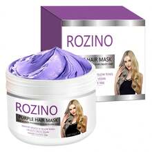 Rozino 1瓶50克紫色護髮霜: 深層滋養、防毛躁、修復熱&染劑損傷、平滑秀髮、去除黃色肌色、減少黃銅色調和修復乾&受損髮質-無殘酷、純素配方,適用於所有髮質和質地 - 紫色 - 查看 7