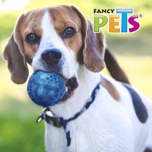 Fancy Pets Pelota de Juguete Grande con Sonido para Perro Color Azul - Azul - Ver 3