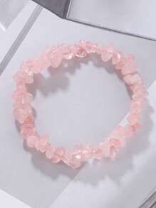 Pulsera Elástica De Piedras Preciosas De Cristal Hecha A Mano, Que Incluye 7 Cuentas De Chakra, Excelente Regalo Para El Día De San Valentín Y Navidad