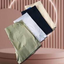 Calzone tipo short licra para Mujer, Calzoncillo Reductor de Cintura, Vientre Plano, y Moldeador de Glúteos. - Beis - Ver 4