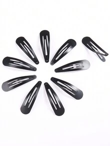 10 cái Đen BB Kẹp & Đen Kẹp Tóc , Phụ kiện tóc Đối với Người lớn Và Trẻ em - màu đen - Xem 2