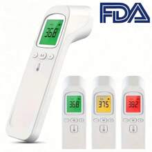 Digital Thermometer, No Touch Forehead Thermometer ,Body Surface Mode Thermometer With Fever Alarm And Instant Accuracy Readings (AAA Battery Not Included)